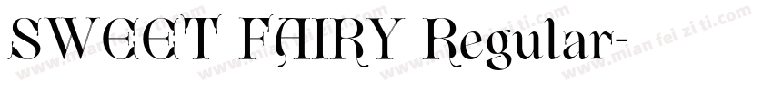 SWEET FAIRY Regular字体转换